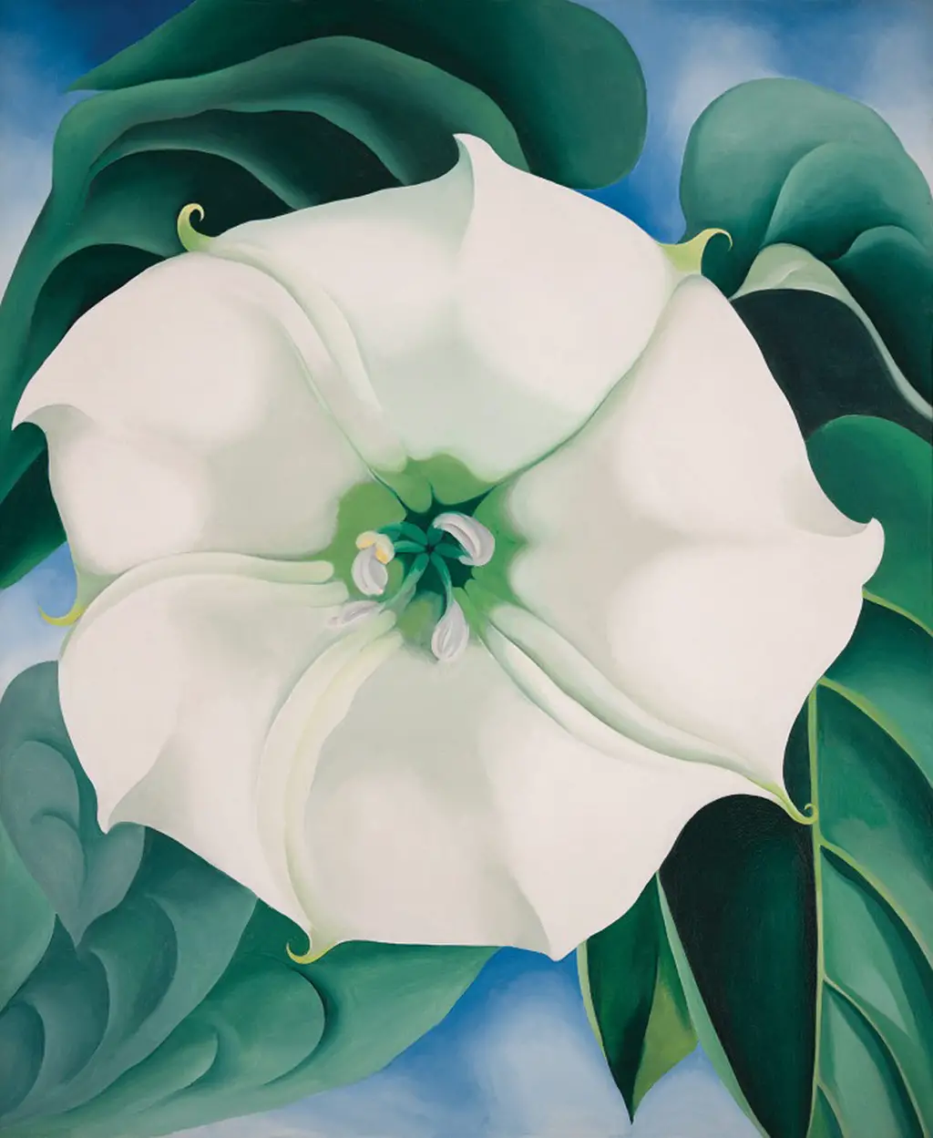Jimson Weed, White Flower No. 1 1932 George O'Keeffe